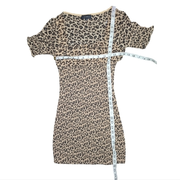 NWOT Revolve MAJORELLE | Lexi Smocked Leopard Mini Dress Size S - Picture 5 of 9